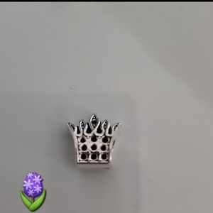 Crown  Charm for European Style Bracelets Fits Pandora Systems
